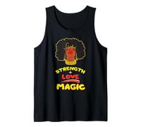 Black Girl Strength Plus Love è uguale a Magic Sassy Black Lives Canotta