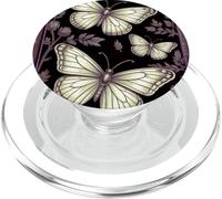 Black Gothic Dark Butterfly Goth Purple Yellow Butterflies PopSockets PopGrip per MagSafe
