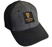Black Guinness Embossed Tweed Baseball Cap
