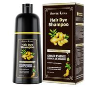 Black Hair Dye Shampoo, shampoo per capelli neri 3 in 1, per capelli grigi, shampoo istantaneo per uomini e donne, effetto anti-grigio, 500 ml