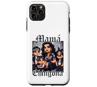 Black Haired Chula Chola La Mama Mas Chingona Curvy Mom Custodia per iPhone 11 Pro Max