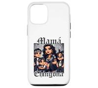 Black Haired Chula Chola La Mama Mas Chingona Curvy Mom Custodia per iPhone 12/12 Pro