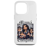 Black Haired Chula Chola La Mama Mas Chingona Curvy Mom Custodia per iPhone 13 Pro