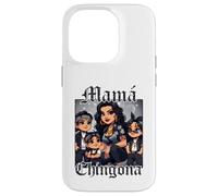 Black Haired Chula Chola La Mama Mas Chingona Curvy Mom Custodia per iPhone 14 Pro