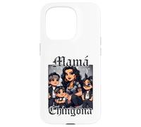 Black Haired Chula Chola La Mama Mas Chingona Curvy Mom Custodia per iPhone 15 Pro