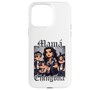Black Haired Chula Chola La Mama Mas Chingona Curvy Mom Custodia per iPhone 15 Pro Max