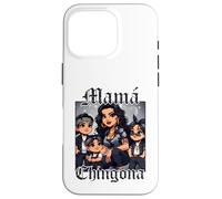 Black Haired Chula Chola La Mama Mas Chingona Curvy Mom Custodia per iPhone 16 Pro