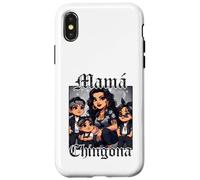 Black Haired Chula Chola La Mama Mas Chingona Curvy Mom Custodia per iPhone X/XS