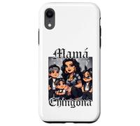 Black Haired Chula Chola La Mama Mas Chingona Curvy Mom Custodia per iPhone XR