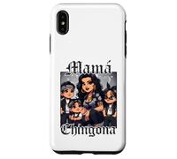 Black Haired Chula Chola La Mama Mas Chingona Curvy Mom Custodia per iPhone XS Max