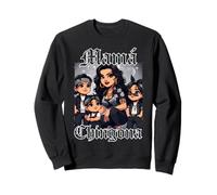 Black Haired Chula Chola La Mama Mas Chingona Curvy Mom Felpa