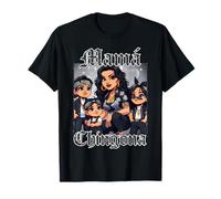 Black Haired Chula Chola La Mama Mas Chingona Curvy Mom Maglietta