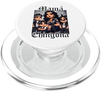 Black Haired Chula Chola La Mama Mas Chingona Curvy Mom PopSockets PopGrip per MagSafe