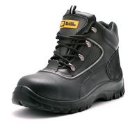 BLACK HAMMER Scarpe Antinfortunistiche Maschili in Pelle Scarpe Antinfortunistiche Maschili S3 SRC Scarpe da Lavoro in Pelle con Punta in Ferro 7752 (45 EU)