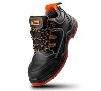 BLACK HAMMER Scarpe Impermeabili Antinfortunistiche S3 SRC Sicurezza da Uomo Leggere in Materiale Composito e Intersuola Kevlar Traspirante Sneaker da Lavoro Leggere 9007 (43 EU)