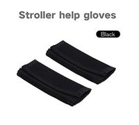 Black Handle Grip Bar Bumper Cover for Pushchair, Pram, and Stroller | 2PCS Set by Jerliflyer Stroller handle grip bar cover Pushchair bumper bar cover Black stroller handle cover