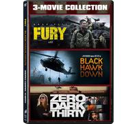 Black Hawk down / Fury / Zero Dark Thirty - Set (DVD) Brad Pitt Shia LaBeouf