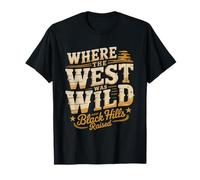Black Hills South Dakota Wild West Maglietta