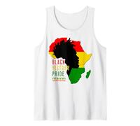 Black History Afro American Pride Male Retro Vintage Canotta