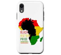 Black History Afro American Pride Male Retro Vintage Custodia per iPhone XR