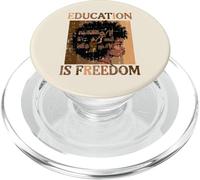 Black History Afro Donna Istruzione Libertà Ragazze Bambini Donne PopSockets PopGrip per MagSafe