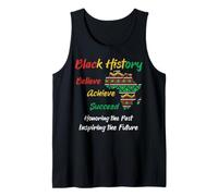 Black History Believe Raggiungere Successo Uomini africani Donne Bambini Canotta
