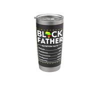 Black History Black Father Valori nutrizionali Juneteenth King Bicchiere termico in acciaio inox doppia parete