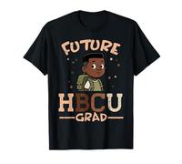 Black History Boy Future HBCU Grad Africano Ragazzi Bambini Uomini Maglietta