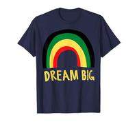 Black History Dream Big Rainbow Nero Uomini Donne Ragazzo Ragazza Maglietta