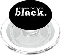Black History Grazie a Dio Sono Black Black History Month PopSockets PopGrip per MagSafe