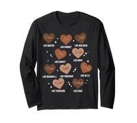 Black History Hearts Dream Like Martin Ragazze Bambini Donne Maglia a Manica