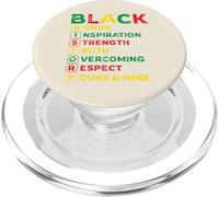 Black History Honor Inspiration Forza Uomini Donne Bambini PopSockets PopGrip per MagSafe