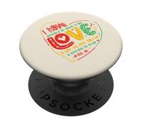 Black History I Have Decided Stick With Love Donne Uomini Bambini PopSockets PopGrip Adesivo