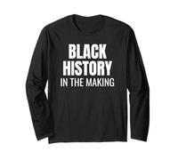Black History in The Making Bold Statement Tee Maglia a Manica