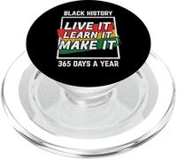 Black History Live Learn Make It Afroamericani Uomini Donne PopSockets PopGrip per MagSafe