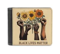 Black History Lives Matter Peace - Portafogli bifold con scomparti multipli per carte di credito, per uomini e donne, Stile:, Taglia unica, MHXYZHW