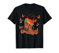 Black History Month African American Butterfly Juneteenth Maglietta