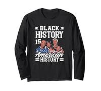 Black History Month America Bandiera Americana Maglia a Manica