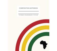 BLACK HISTORY MONTH COMPOSITION NOTEBOOK | College Ruled | Black Pride, Black Joy