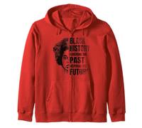 Black History Month Honoring The Past Inspiring The Future Felpa con Cappuccio