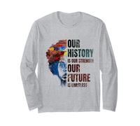 Black History Month Our History Is Our Strength Maglia a Manica
