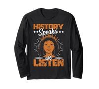 Black History Month, Women's Pride, African Melanin, Juneteenth Maglia a Manica