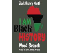 Black History Month Word Search: Word searches with Easy to Read Print about Black History Month, Empowerment, Resilience and More [6x9 inches, 110 ... for Vacations, Holidays, and Free Times