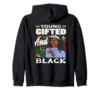 Black History Month Young Gifted And Black Felpa con Cappuccio