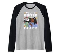 Black History Month Young Gifted And Black Maglia con Maniche Raglan