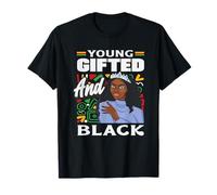 Black History Month Young Gifted And Black Maglietta