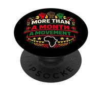 Black History More Than A Month PopSockets PopGrip Adesivo