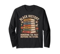 Black History Onorare Il Passato ispirando i Libri futuri Maglia a Manica