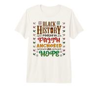 Black History Uomini Donne Bambini Bambini Ragazzi Ragazze Maglietta Premium