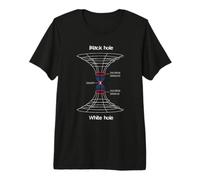 Black Hole Singolarità Fisica Maglietta Premium